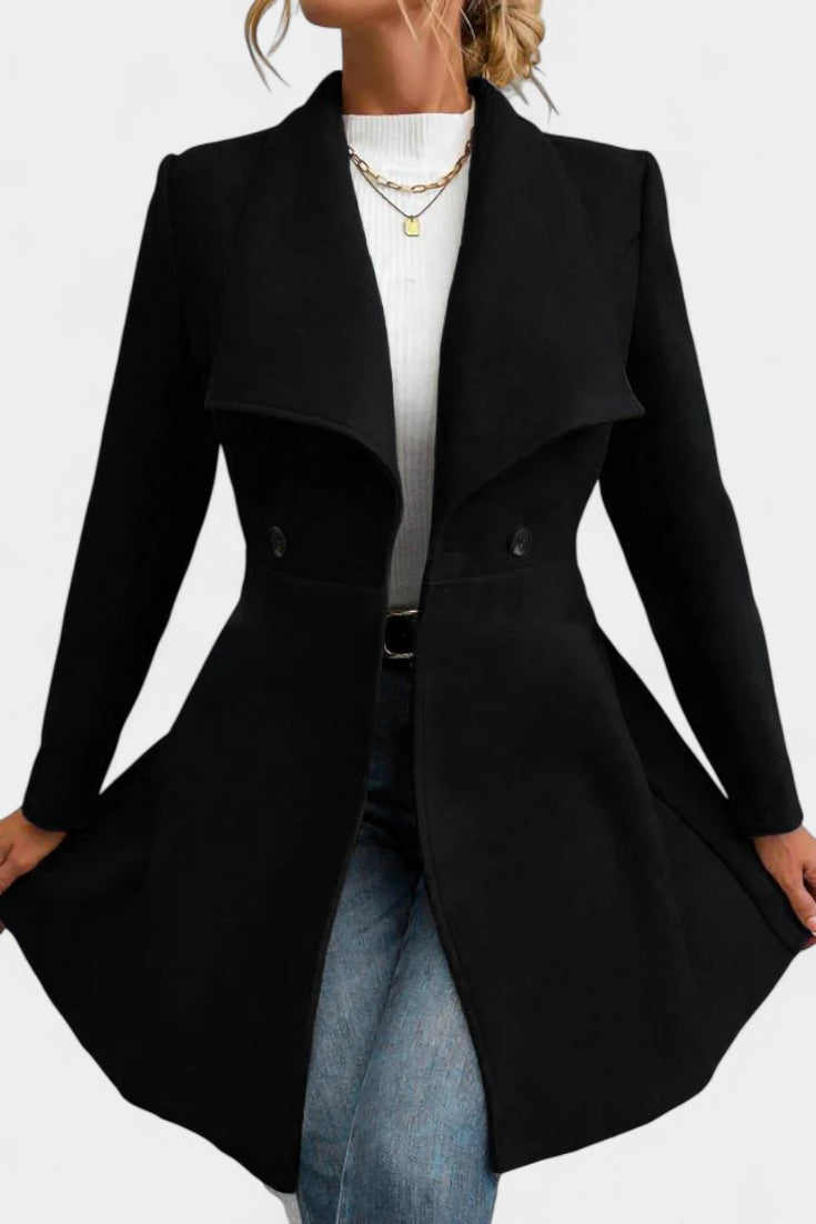 Ellen | Tailored Peplum Coat