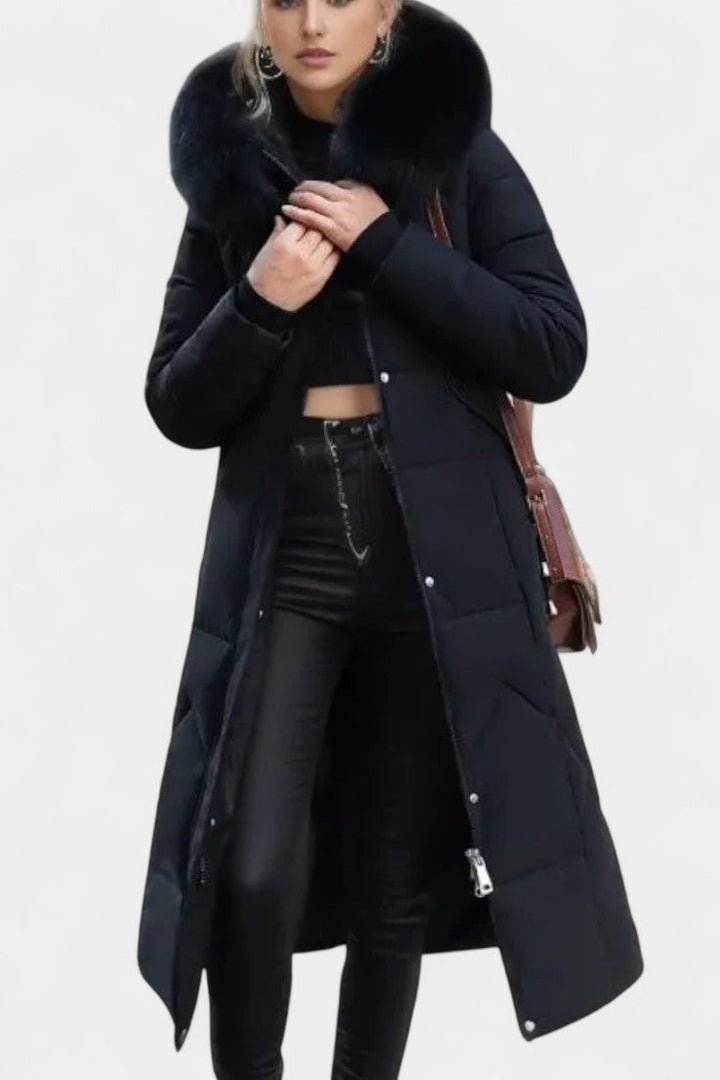 Noelle | Longline Hooded Winter Coat