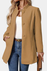 Eugenie | Tailored High-Collar Coat
