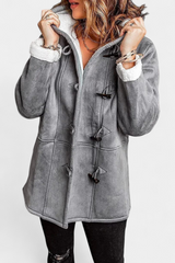 Naomi | Cozy Hooded Toggle Coat