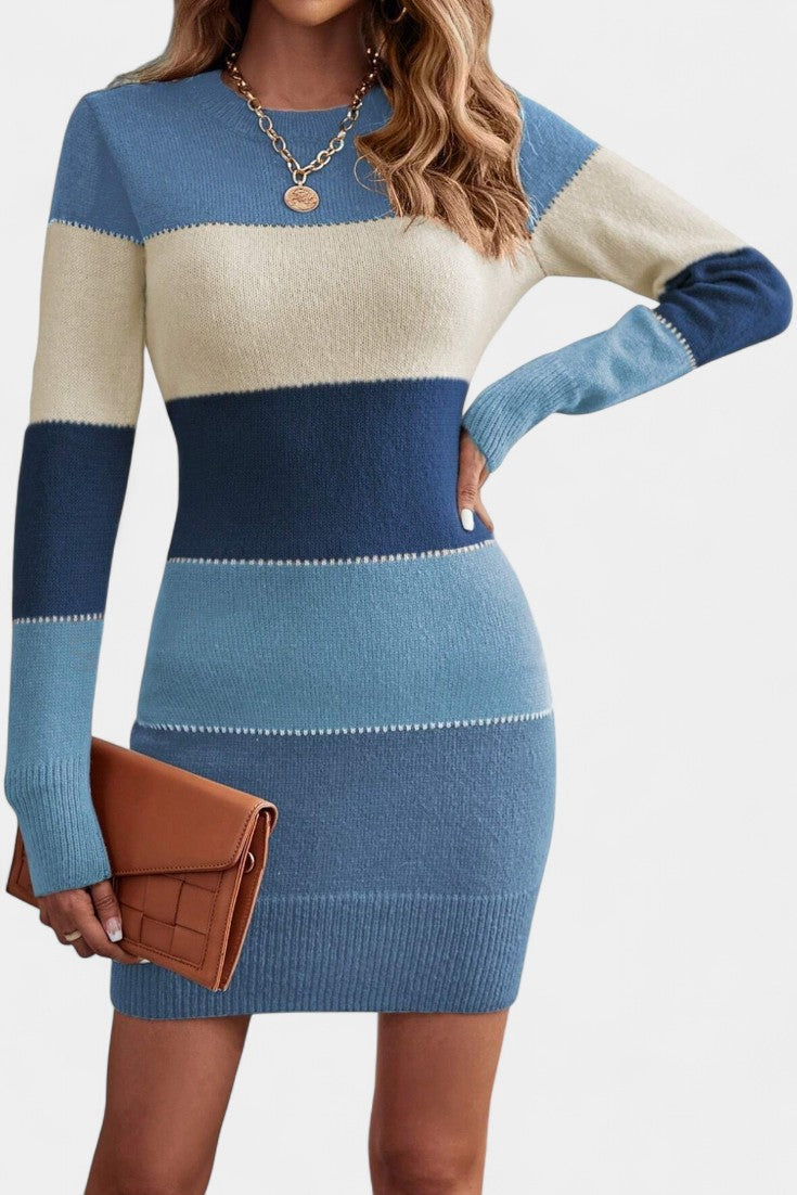 Marisa | Striped Sweater Dress