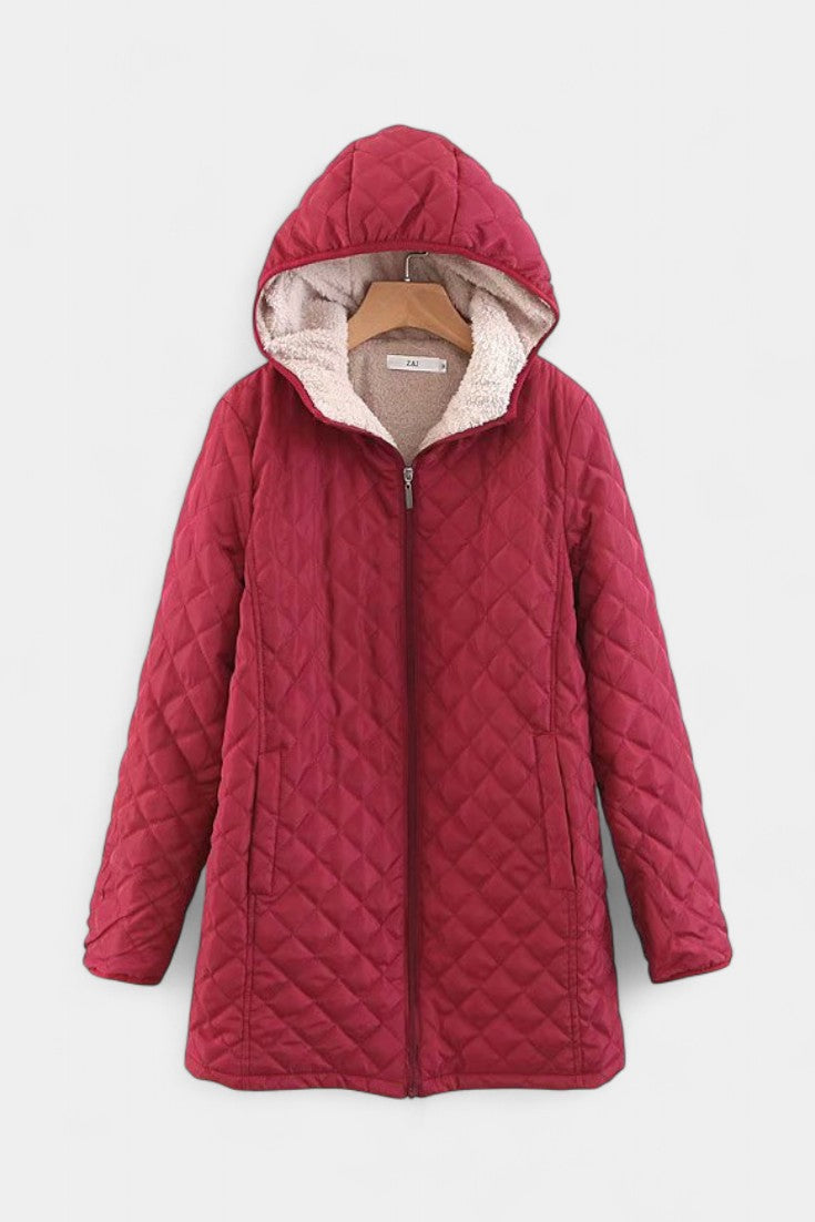 Clarice | Cozy Hooded Quilted Jacket