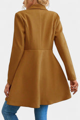 Josette | Tailored Peplum Coat with Lapel