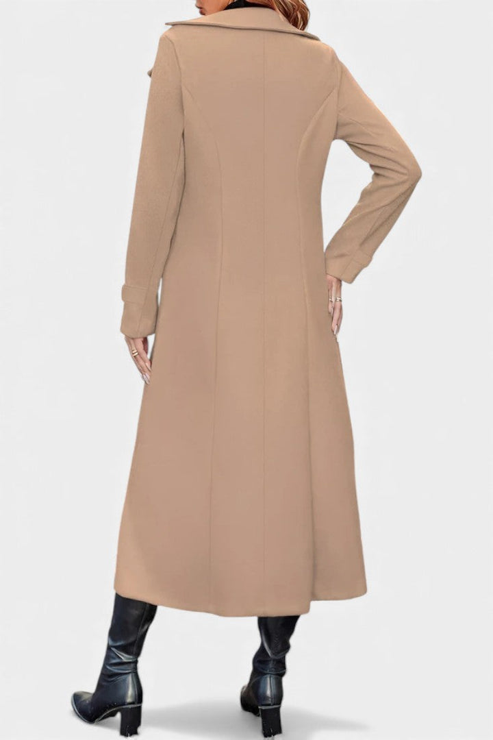 Genevra | Tailored Double-Breasted Long Coat