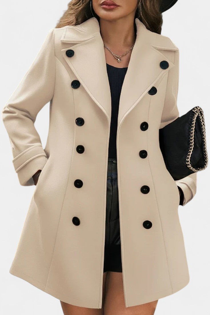 Celia | Tailored Double-Breasted Coat
