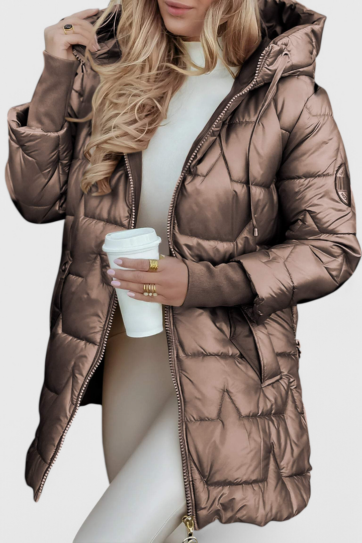 Selma | Hooded Longline Padded Jacket