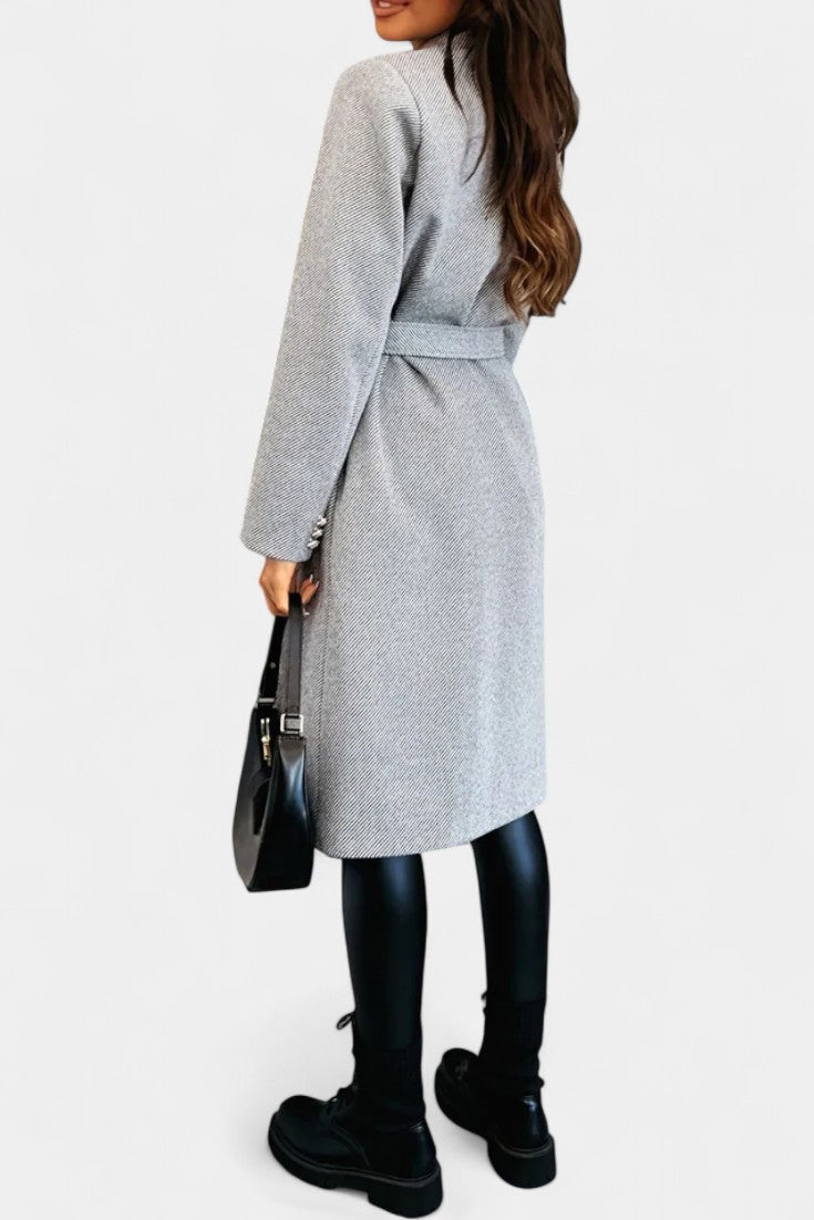 Florentine | Belted Double-Breasted Coat