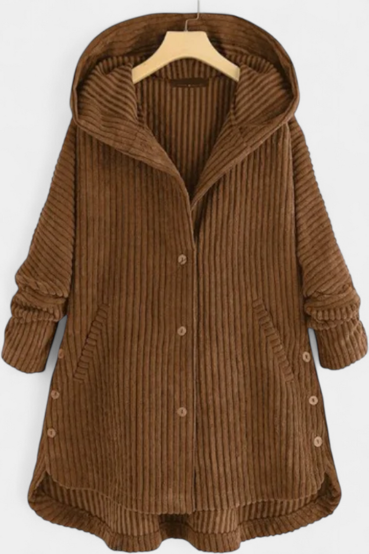 Marielle | Hooded Textured Coat