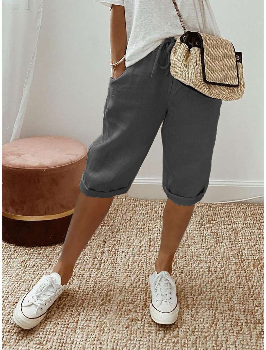 Monica | Relaxed Capri Pants