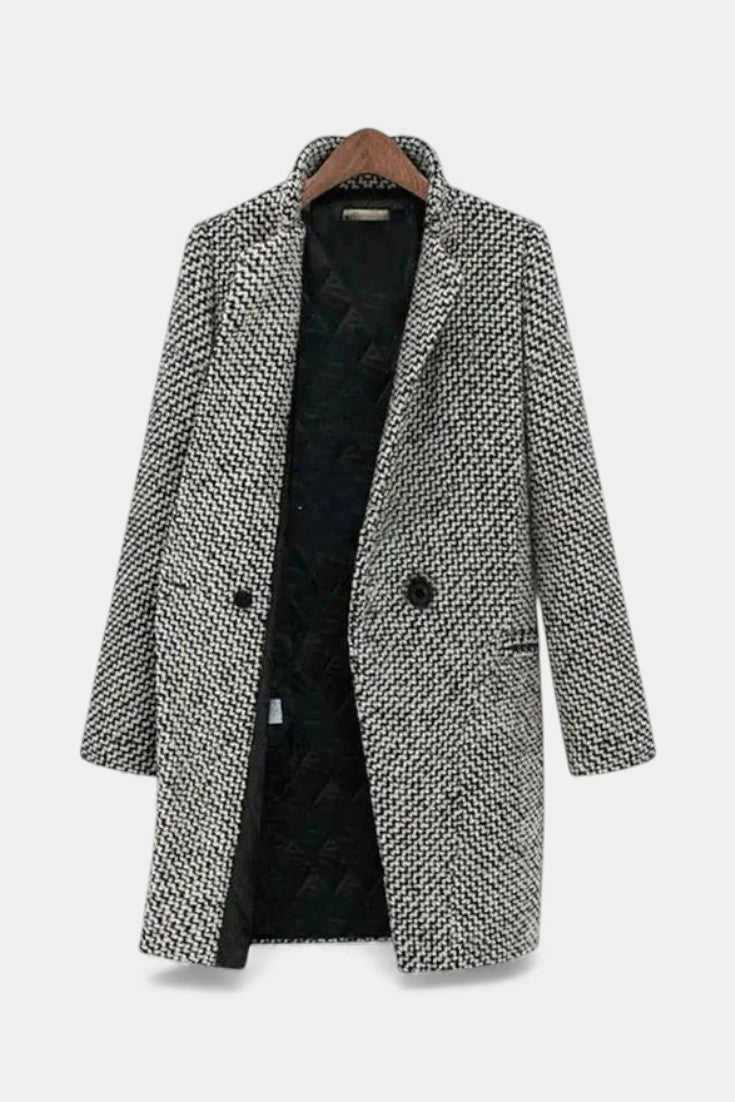 Liliane | Textured Longline Coat