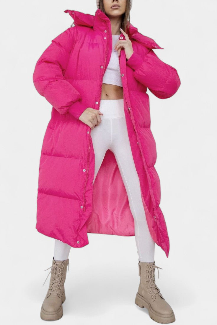 Ingeborg | Longline Hooded Puffer Coat