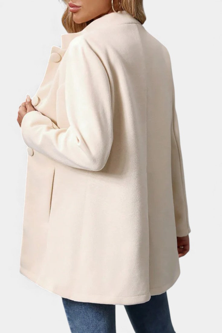Vivian | Stand-Collar Longline Coat