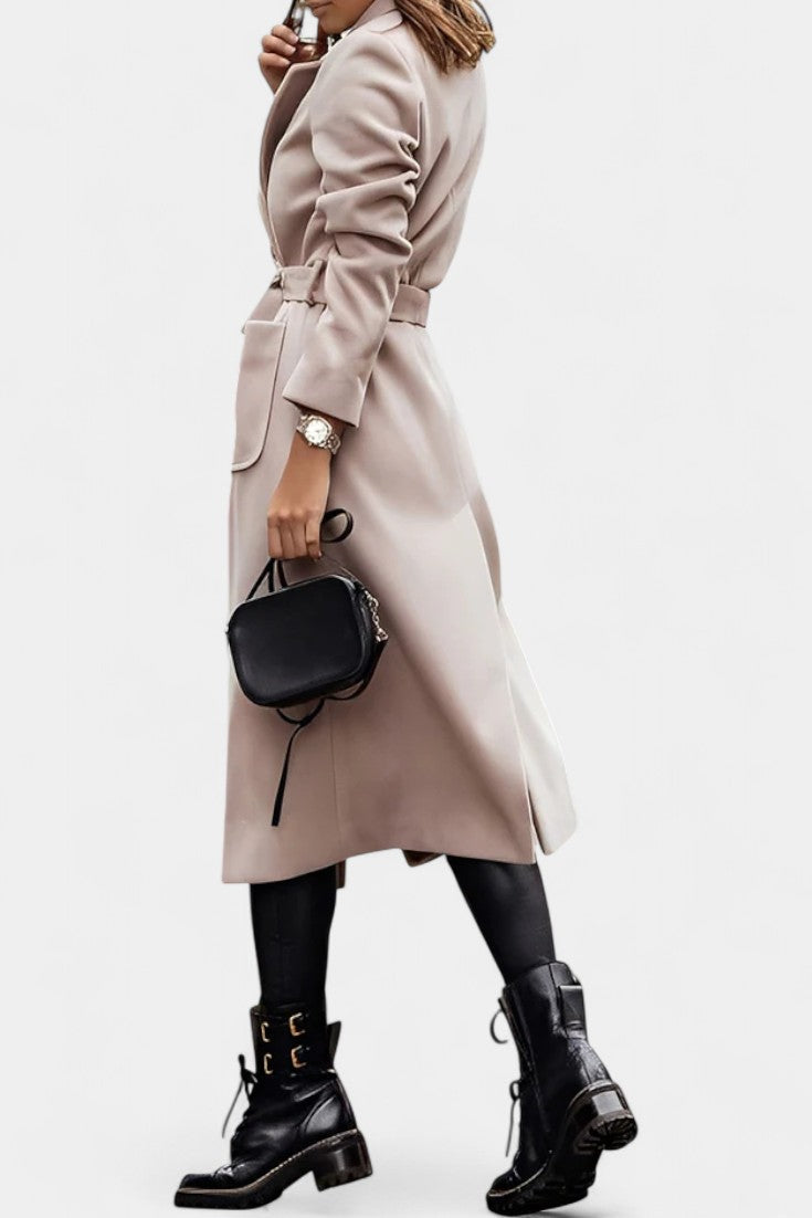 Brigitte | Belted Longline Coat