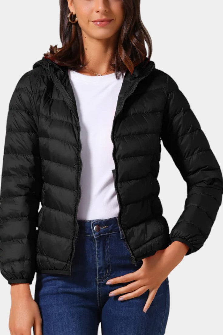 Amara | Lightweight Quilted Hooded Jacket