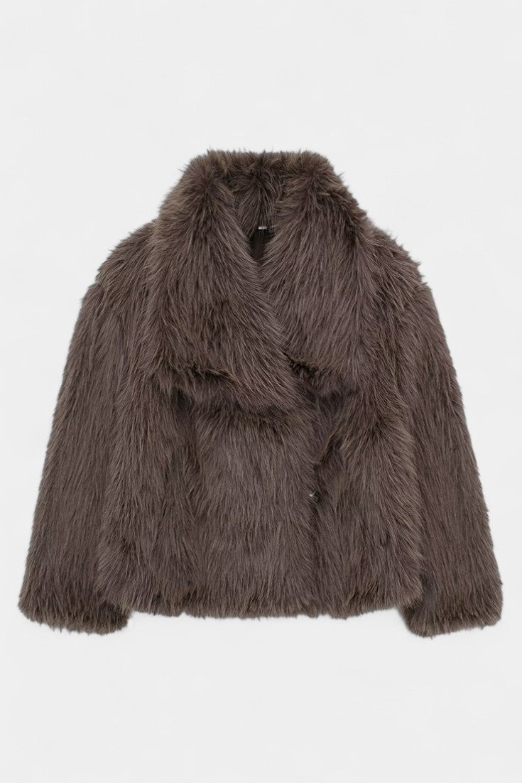 Sylvia | Plush Oversized Statement Coat