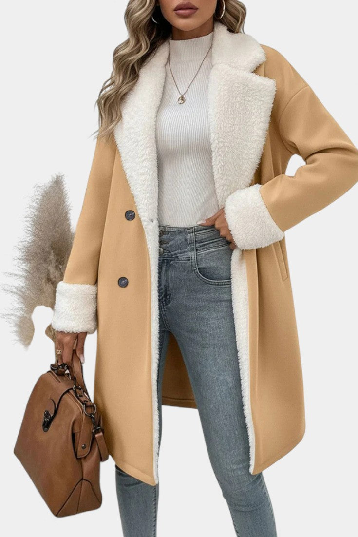 Sophia | Cozy-Lined Mid-Length Coat