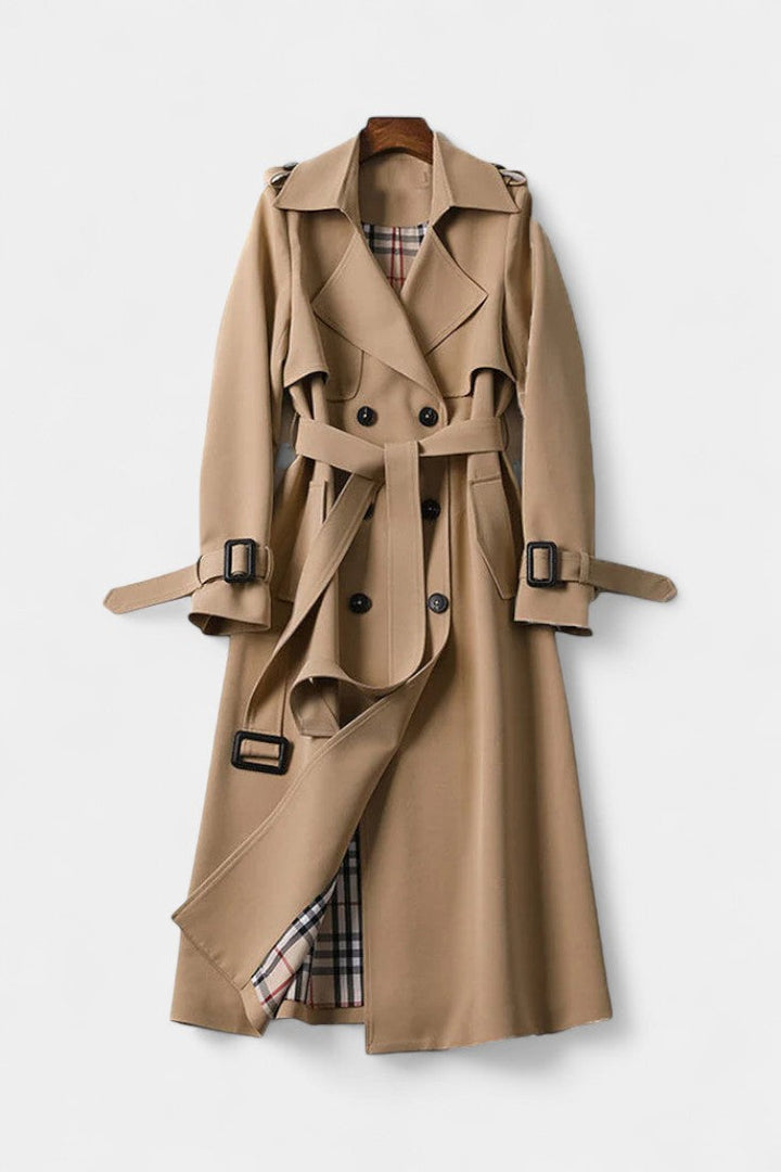 Lenora | Belted Double-Breasted Trench Coat