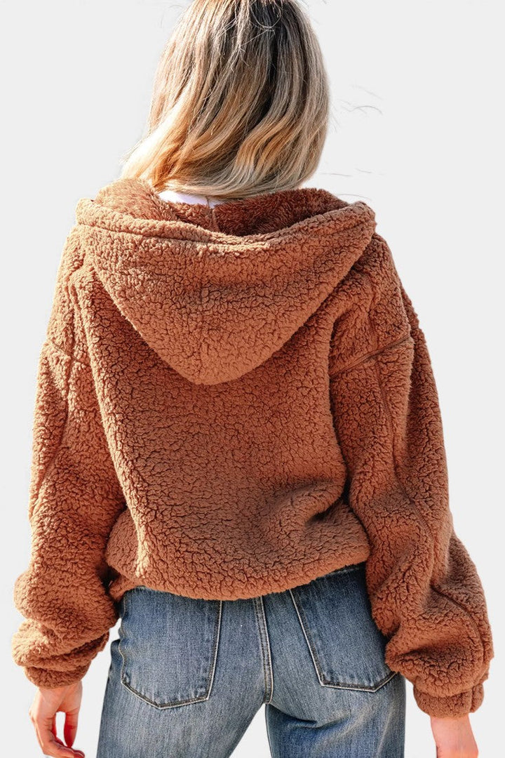 Elsie | Cozy Hooded Zip Jacket