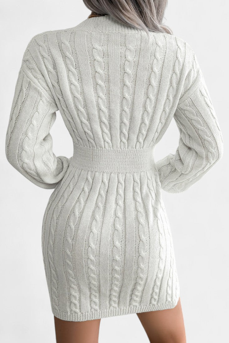 Felicity | Cable-Knit Mini Sweater Dress