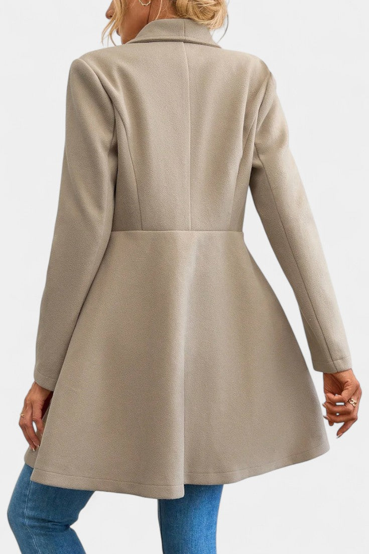 Ellen | Tailored Peplum Coat