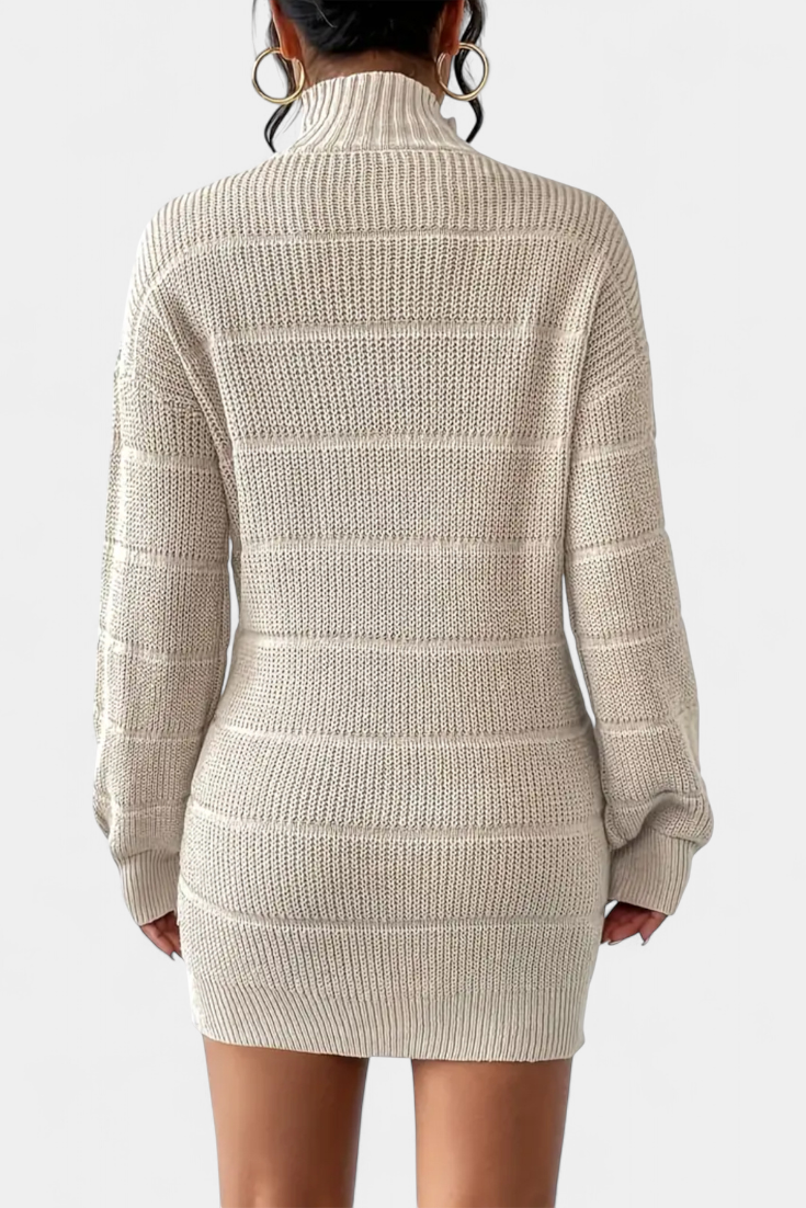 Fiona | Cozy Turtleneck Sweater Dress
