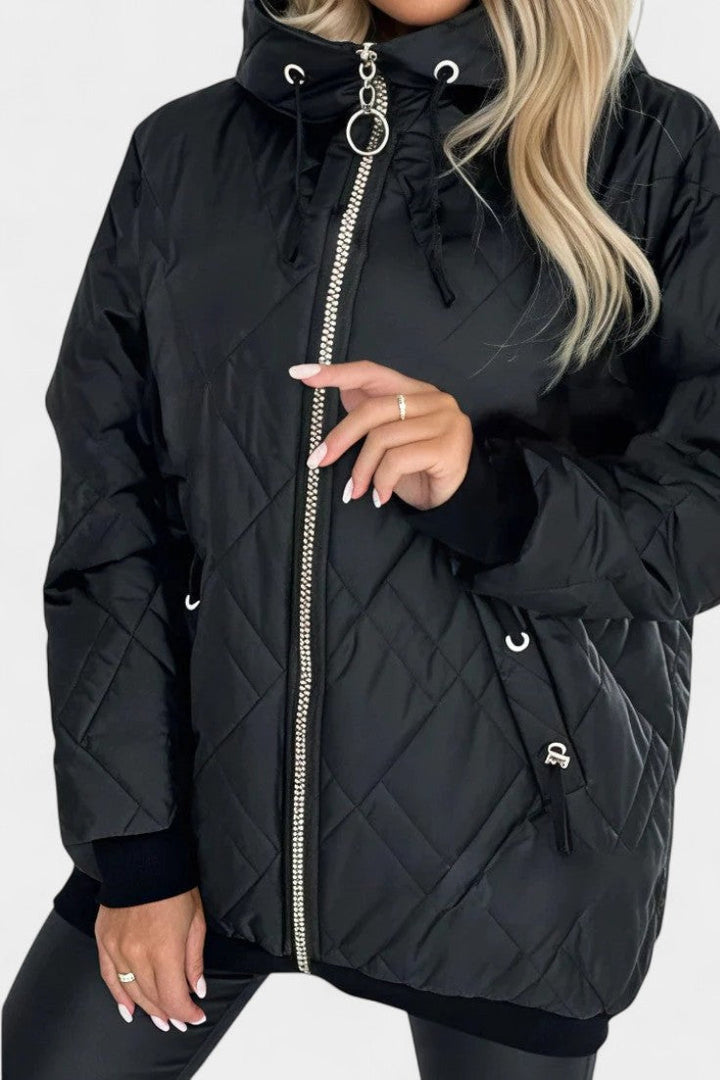 Nora | Cozy Hooded Longline Parka