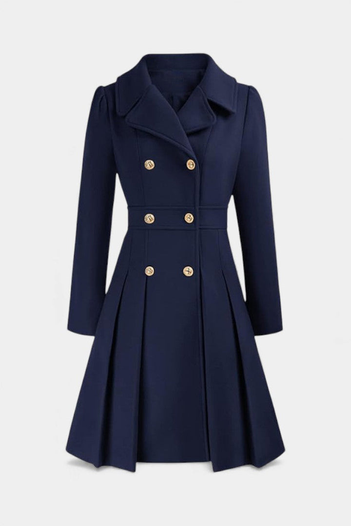 Georgette | Double-Breasted A-Line Coat