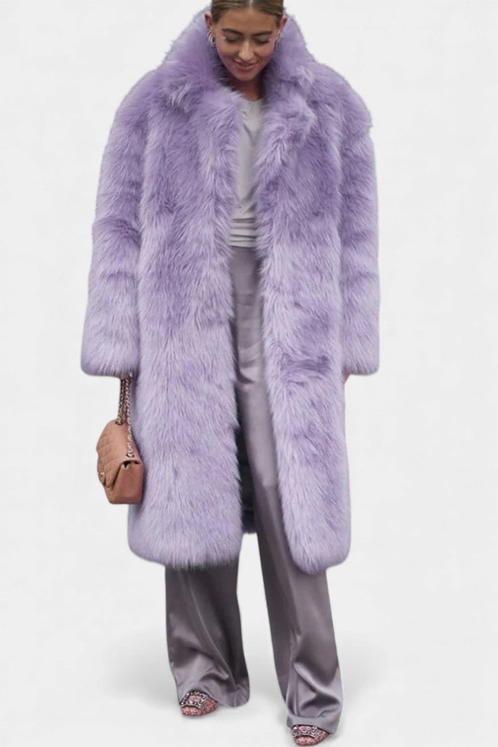 Aubrey | Plush Longline Statement Coat