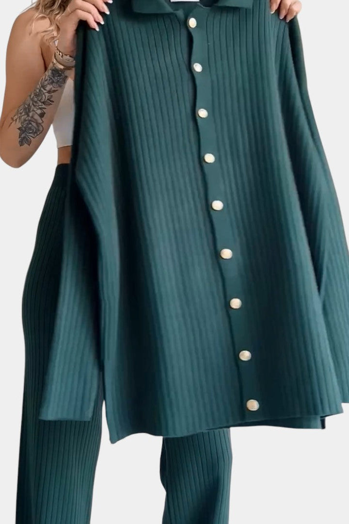Eveline | Ribbed Two-Piece Set