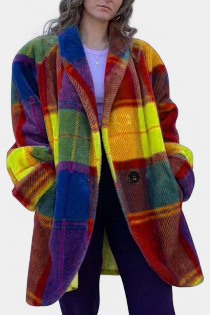 Claudia | Oversized Check Coat