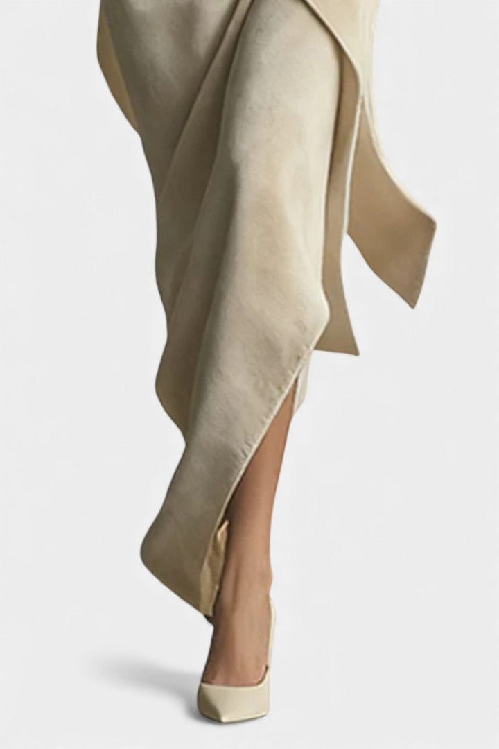 Fenella | Draped Asymmetrical Two-Piece Set