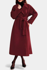 Cressida | Belted Long Wrap Coat