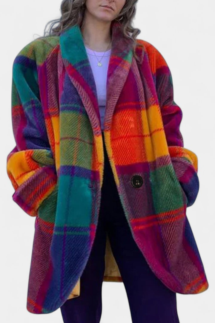 Claudia | Oversized Check Coat