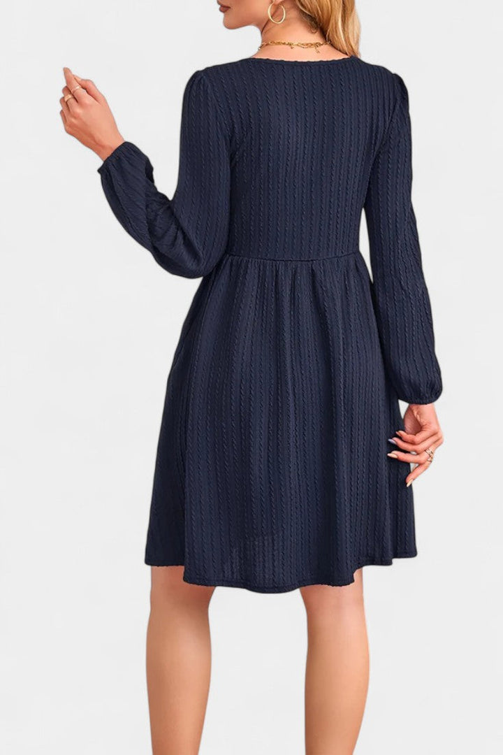 Elizabeth | Textured A-Line Dress