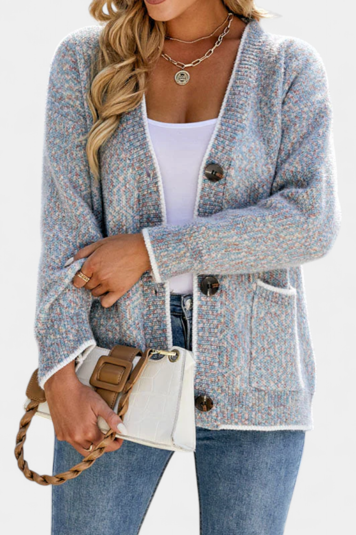 Pearl | Cozy Button-Front Cardigan