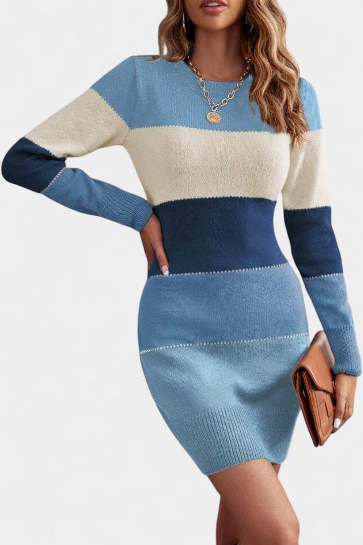 Marisa | Striped Sweater Dress