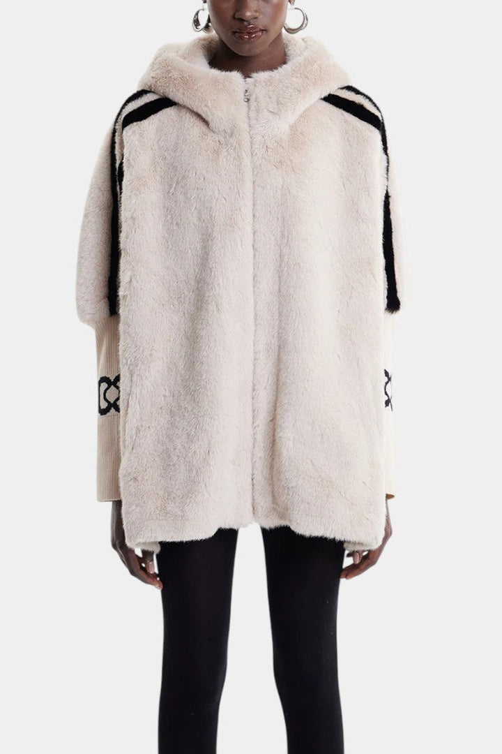 Cornelia | Plush Hooded Jacket