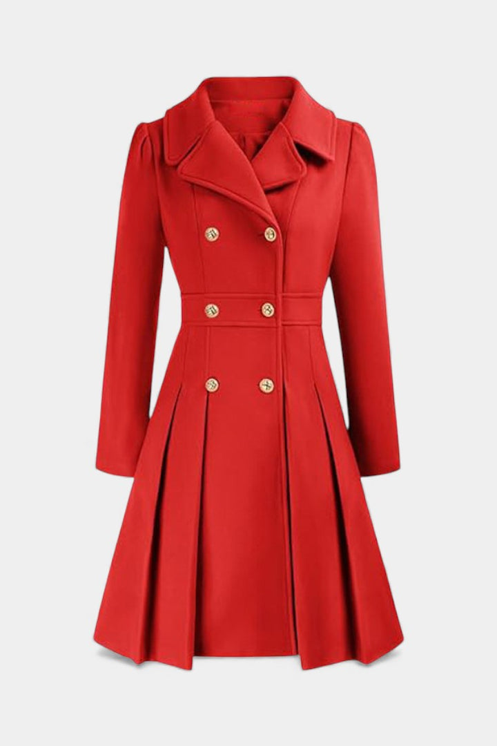 Georgette | Double-Breasted A-Line Coat