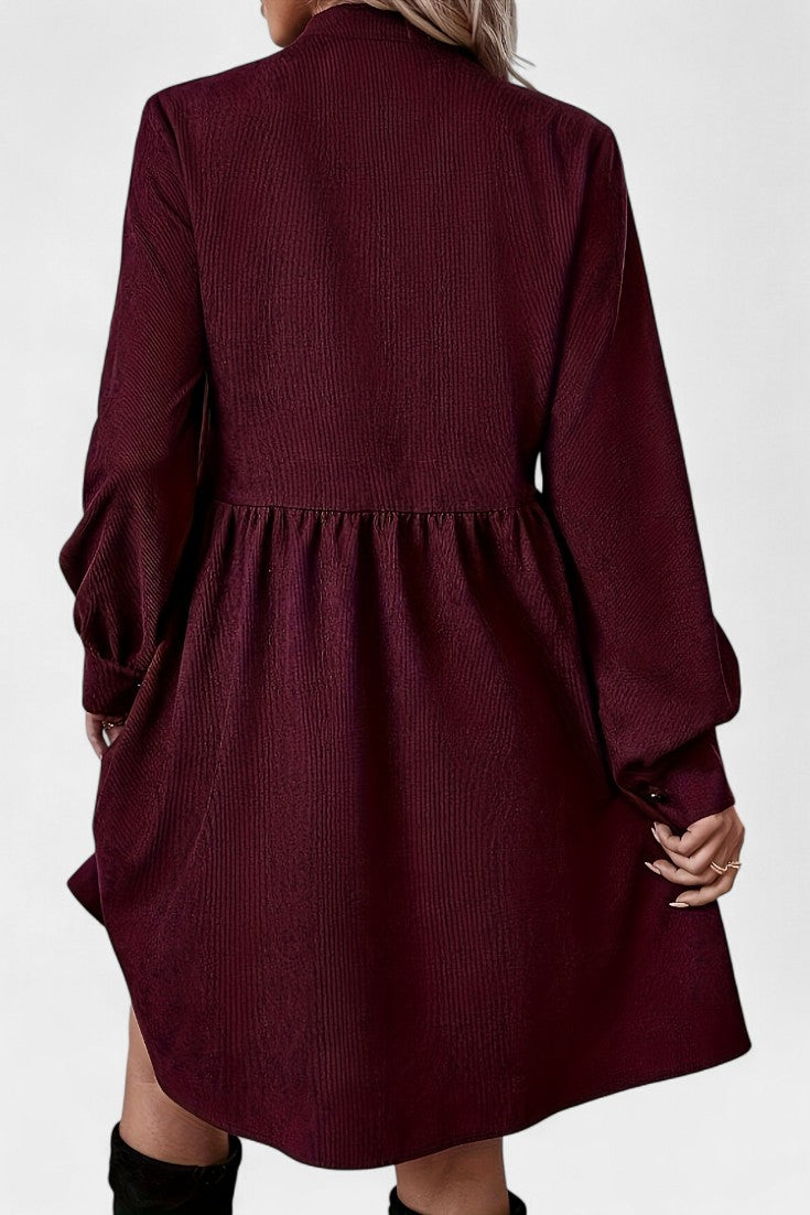Esme | Belted Button-Front Midi Dress