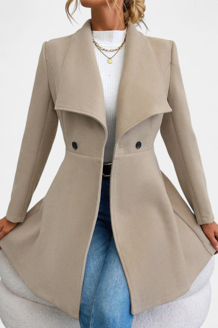 Ellen | Tailored Peplum Coat