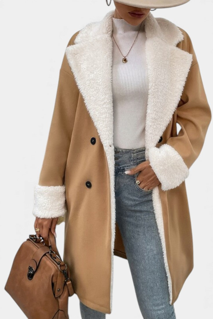Sophia | Cozy-Lined Mid-Length Coat