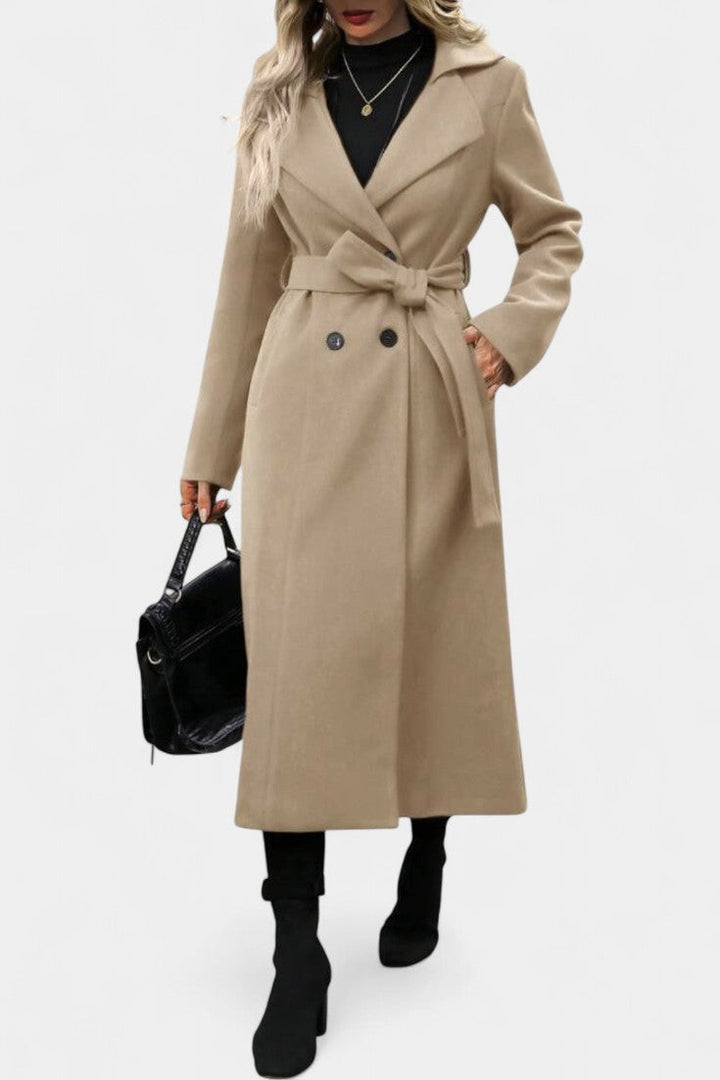Yolanda | Timeless Plaid Belted Coat