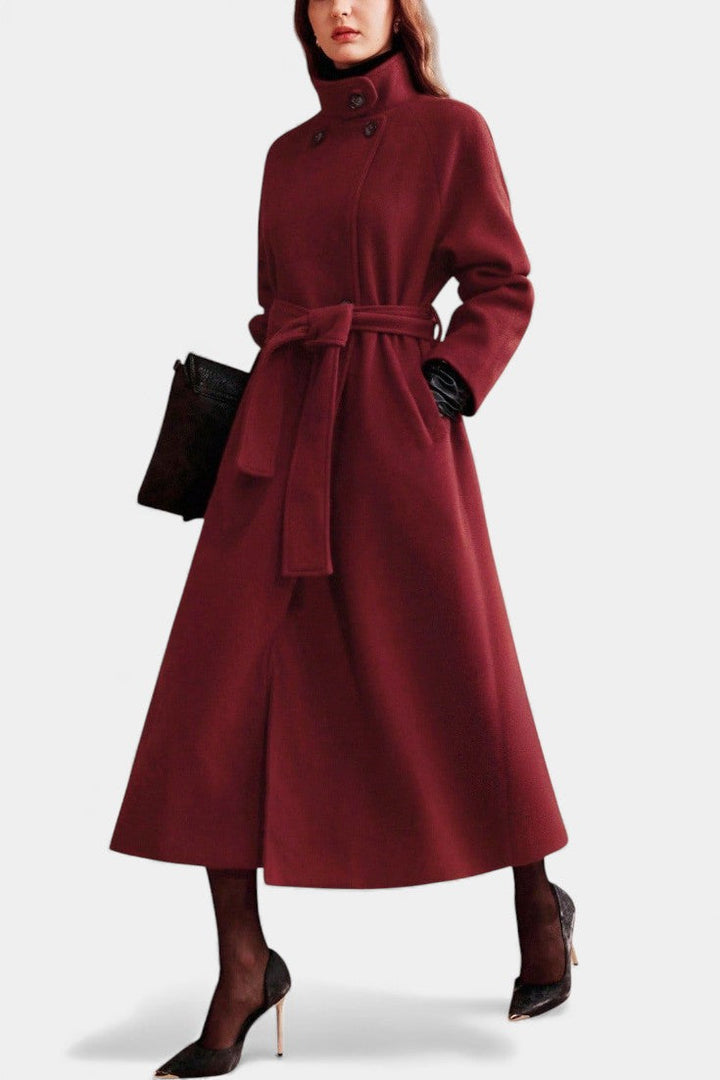 Whitney | Belted Long Wrap Coat