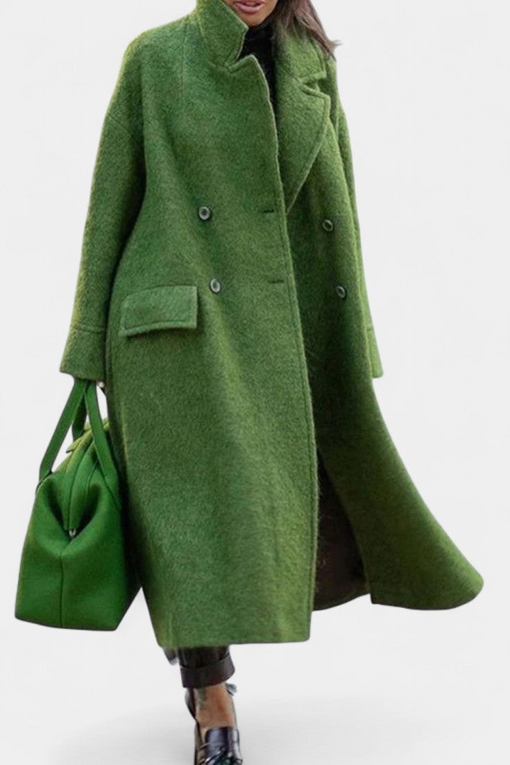 Winona | Oversized Double-Breasted Long Coat