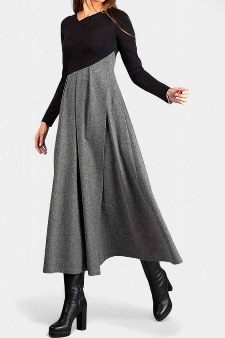 Rhiannon | Pleated Maxi Dress