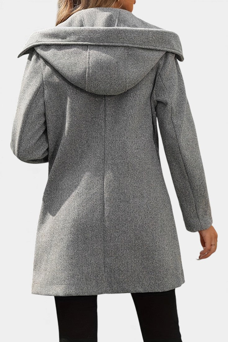 Gillian | Double-Breasted Hooded Coat