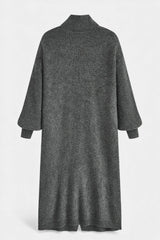 Olivia | Long Turtleneck Knit Coat