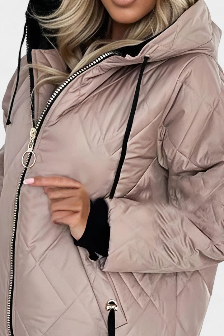 Nora | Cozy Hooded Longline Parka