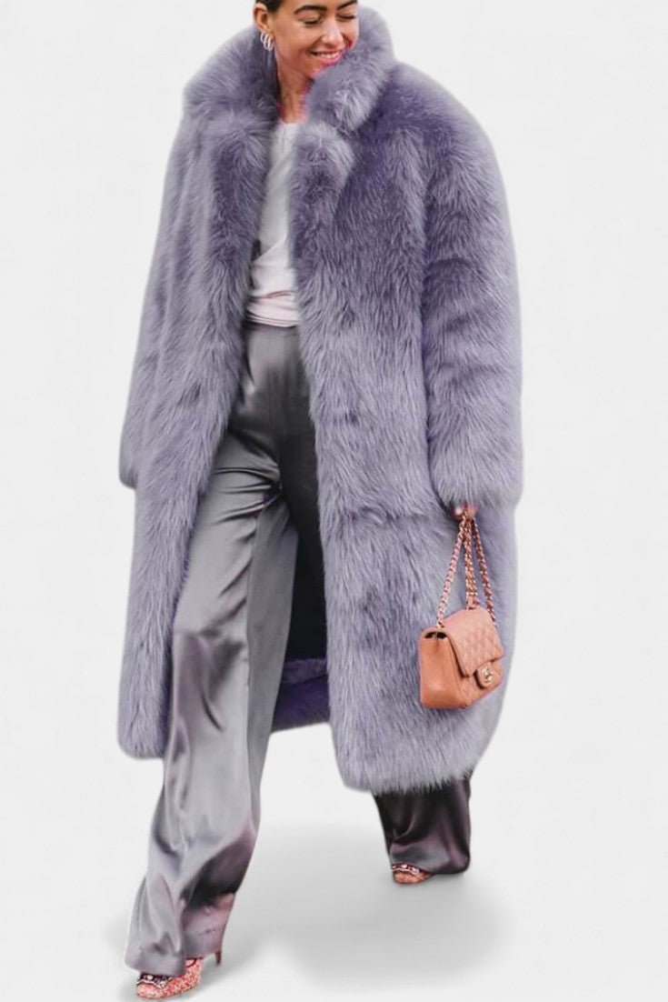 Aubrey | Plush Longline Statement Coat