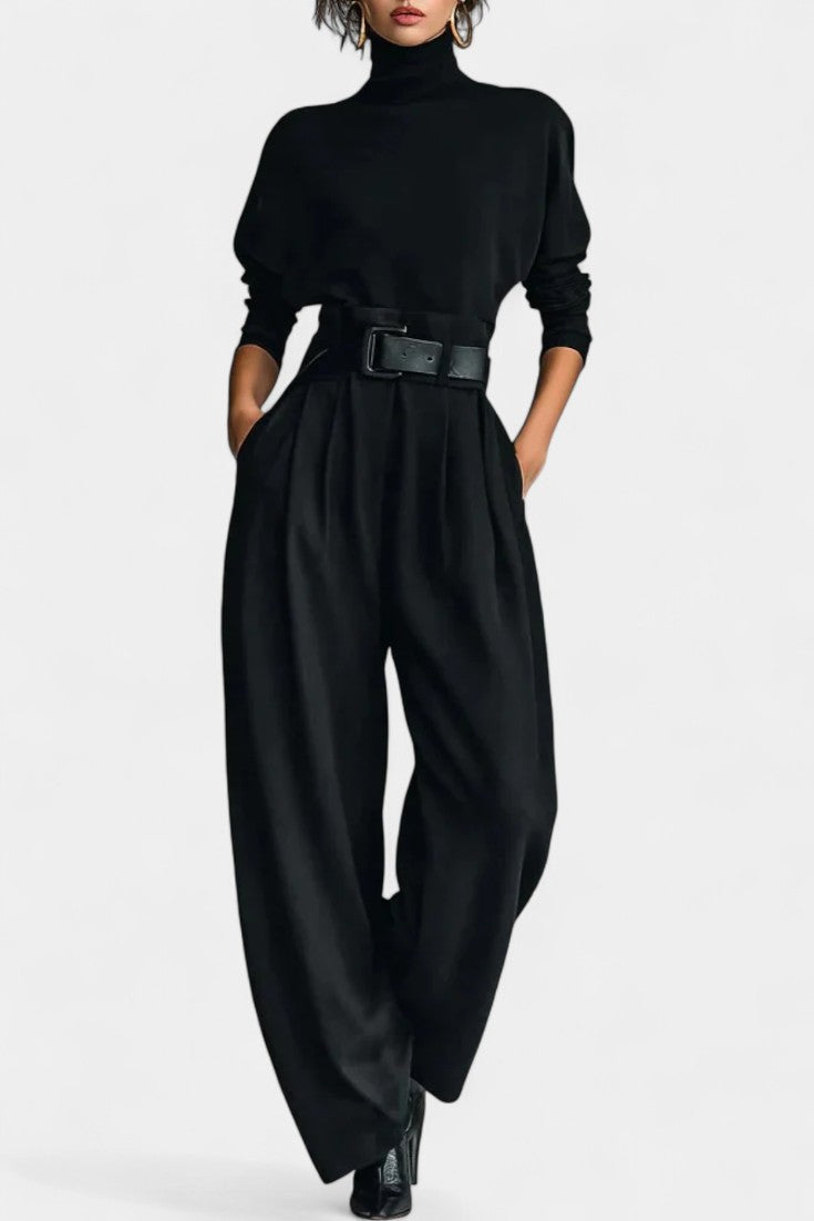 Gemma | High-Collar Two-Piece Set